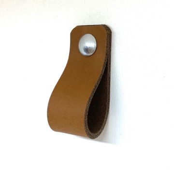 Leren lus noten bruin