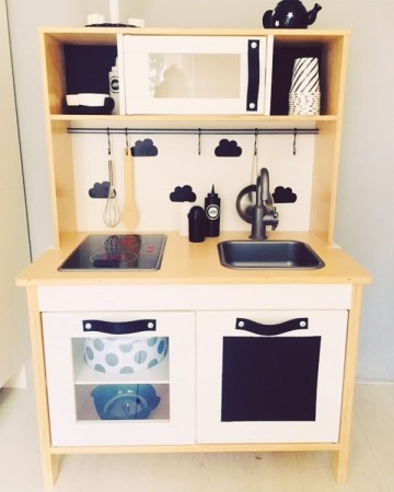 leren handgrepen Duktig keuken zwart