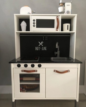 leren handgrepen Duktig keuken cognac