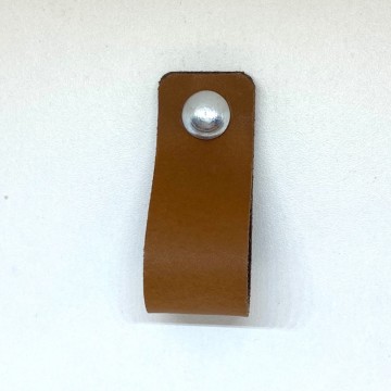 Leren lus noten bruin S