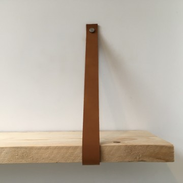 leren plankdragers steigerplank cognac 4