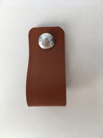 Leren lus Cognac 3x14 3