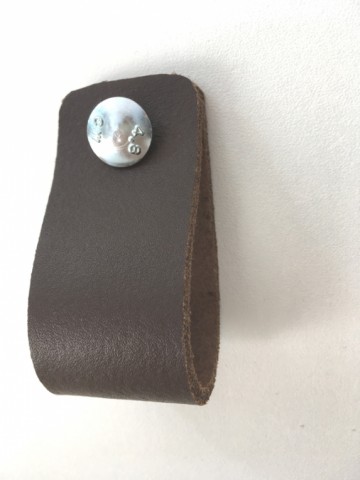 Leren lus Donker bruin 3x14 4