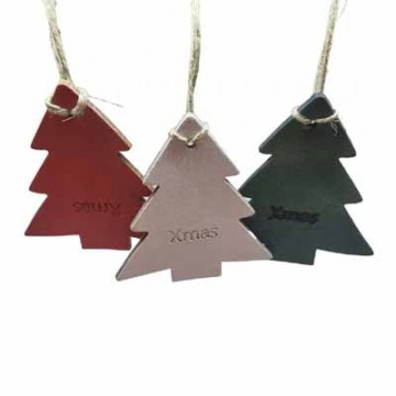 Drie kleuren kerstboompjes