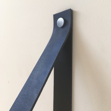 Leren plankdragers Blauw 5