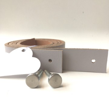 Leren plankdragers grijs 7