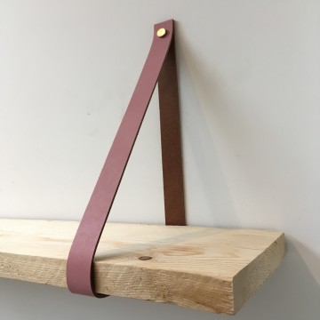 Leren plankdragers Roze 5