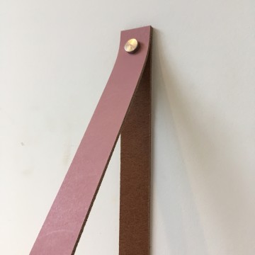 Leren plankdragers Roze 6