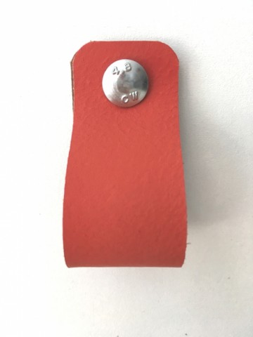 Leren Lus Koraal rood 3x14 3