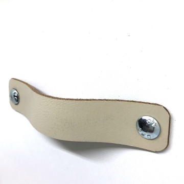 Leren handgreep beige s 2