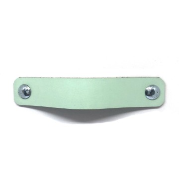 Leren handgreep mint groen s 12