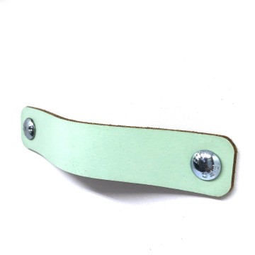 Leren handgreep mint groen s 2