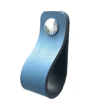 Leren lus diesel blauw 2