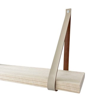 Leren plankdragers beige s 3