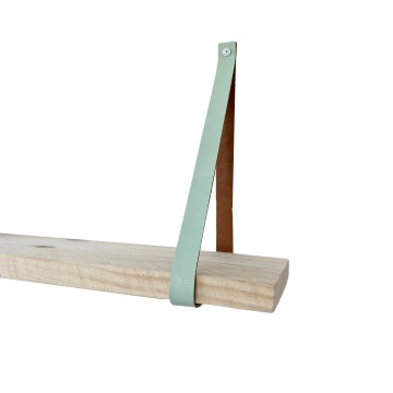 Leren plankdragers mint groen s 3