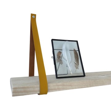 Leren plankdragers oker s 2