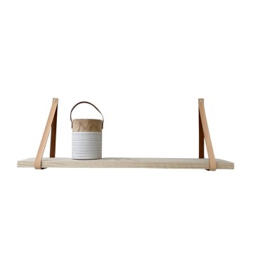 Leren plankdragers zalm s 1