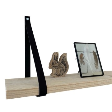 Leren plankdragers zwart s 2