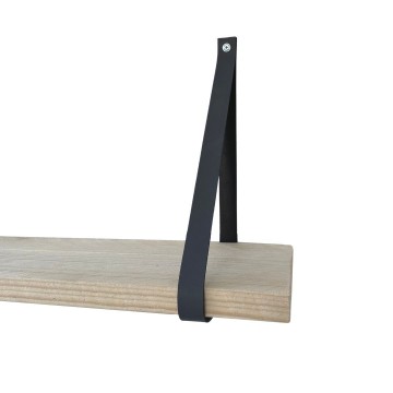 Leren plankdragers zwart s 3