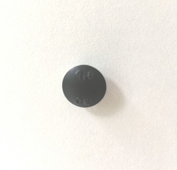 Slotbout opdruk zwart mat 1