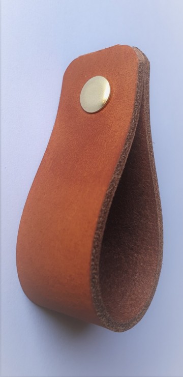 Voorbeeld lus met boekschroef goudkleurig